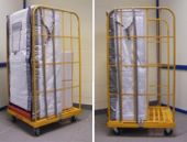 Temax BI-temp roll container two temperatures, zwei temperaturen rollbehaelter, twee temperaturen rollcontainer