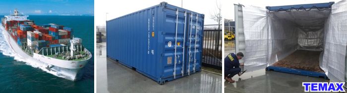 Krautz Temax insulated liner for insulating sea container on sea ocean freight