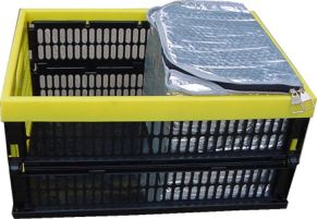 Krautz Temax mini-coolshopper isolierte Einkaufstasche Klappbox Faltbox