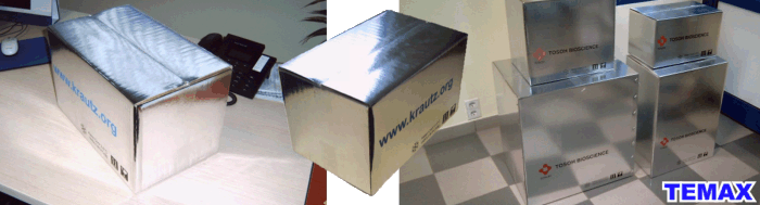 Krautz Temax reflecting thermal insulated cardboard box