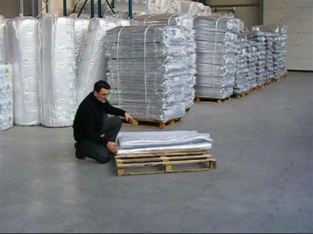 Temax protocol CROSS insulating pallets insulated wrapping foil airfreight