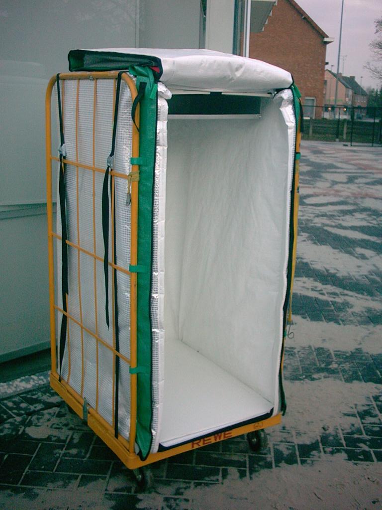 Krautz Temax Mobi-Box conteneur isotherme thermique isolant pour conteneur de rolls produits frais surgéles congéles