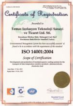 Krautz TEMAX certificate ISO-14001 Zertifikat certificaat