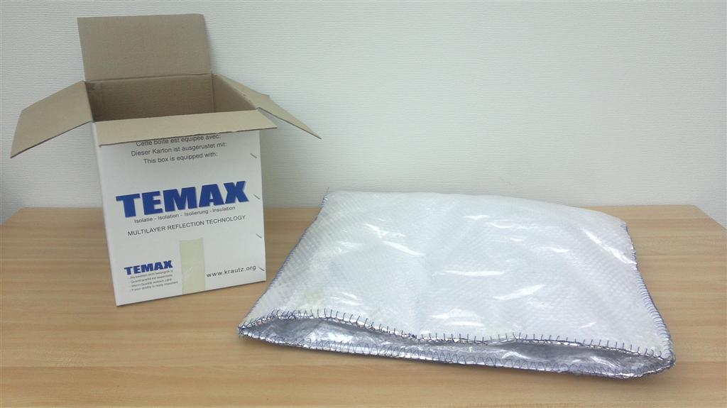 Krautz Temax BAG in BOX insulated thermal cardboard box inlay