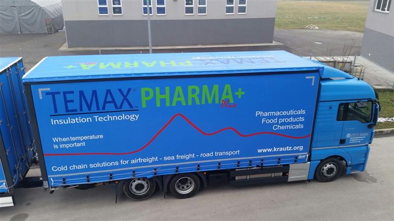 Nitatrans TEMAX trucks Transport Pharmazeutika