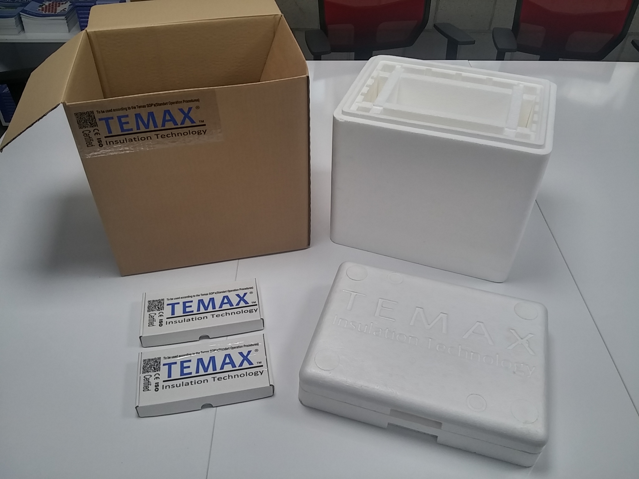 Temax EPS Polystyrene insulated thermal box
