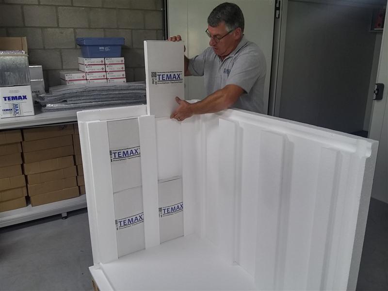Temax EPS Polystyrene Pallet shipper pallet box transport