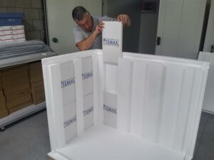 TEMAX gelpacks PCM pallet shipper box