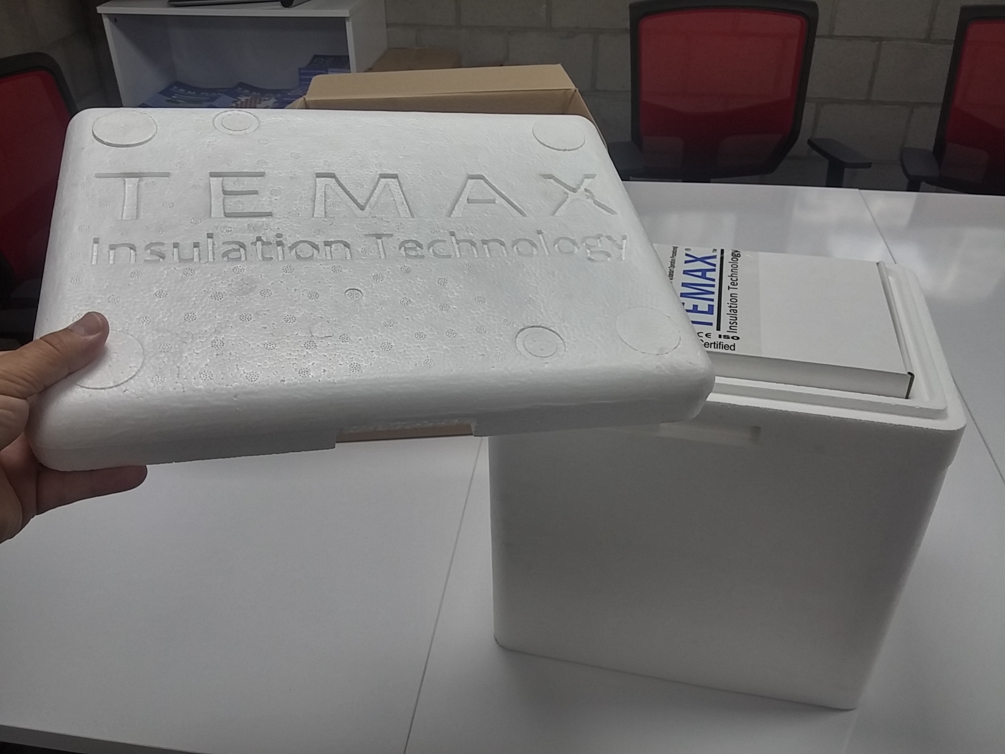 Temax EPS geïsoleerde dozen en boxen voor koel vers diepvries