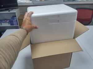 Temax EPS ploystyreen dozen doos voor transport en opslag
