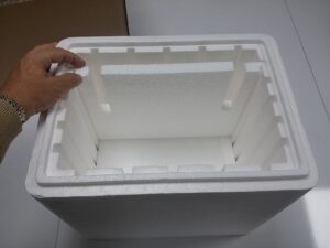 Temax EPS polystyreen dozen voor transport en opslag koel vers diepvries