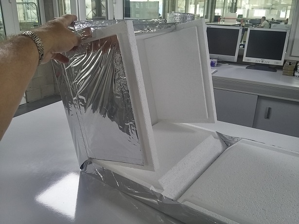 Temax faltbare EPS Styropor box für minimale Lagerung platz ersparung