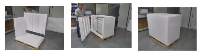 TEMAX EPS Polystyreen geïsoleerde Palletbox voor transport en opslag