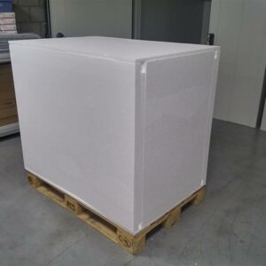 temax krautz EPS insulated pallet box with sealing system and cooling compartments for cooling elements (unique: customised)