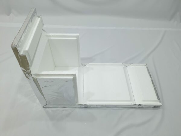 EPS-Box wird komplett flach geliefert = minimale Lagerung