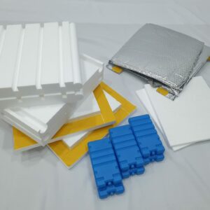 eps styrofoam box with cooling elements