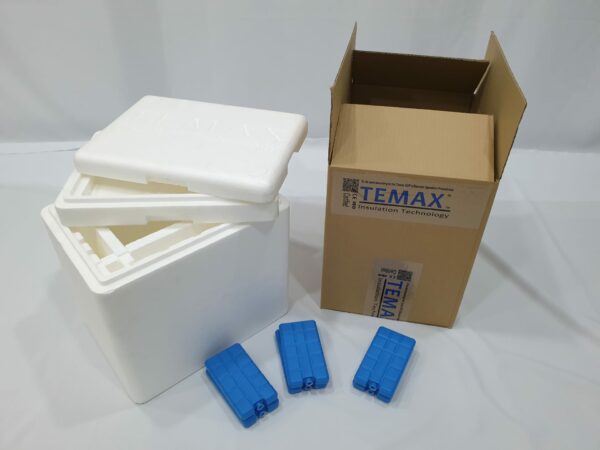 Gebrauchsfertige EPS-Isolierbox mit Kühlfächern
