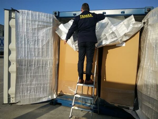 sea container liner The Temax insulation quality was thermally calculated according to ISO-6946